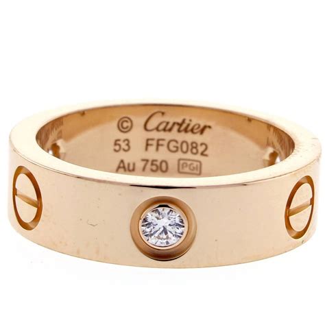 cartier love ring used|authentic cartier love ring.